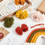 Make Your Own Autumn Macrame Rainbow Craft Kit, thumbnail 3 of 8