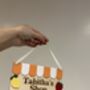 Personalised Wooden Play Kitchen Market Fruit Shop Sign Montessori Pretend Play Accessory, thumbnail 4 of 6