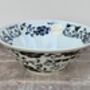 Blue And White Cat Patterned Japanese Bowl, 20.5cm, thumbnail 1 of 3