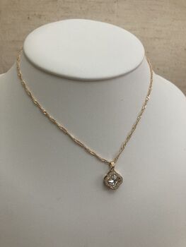 Pink Clover Pendant Necklace, 5 of 6