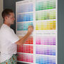 Paint Chip Colour Swatch Wall Planner 2022, thumbnail 7 of 7