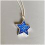 Silver Star Memorial Ashes Pendant, thumbnail 2 of 3