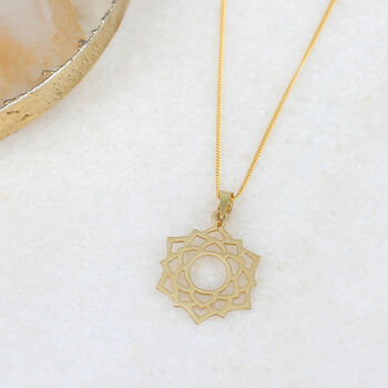 9ct Gold Chakra Necklace, 3 of 7