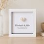 Personalised 8th Anniversary Gift Handmade Silk Heart, thumbnail 1 of 9