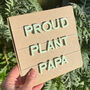 Proud Plant Papa / Mama Garland Card And Decoration, thumbnail 4 of 4