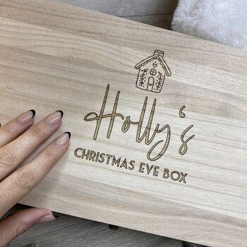 Personalised Artwork Christmas Eve Box Style One, 7 of 11