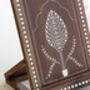 Stanton Elegant Wood Inlay Stand For iPad And Cookbook, thumbnail 6 of 9