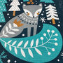 Winter Soft Cushion Cover With Fox Design, thumbnail 2 of 7