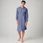 Men's 'Navy Paisley' Crisp Cotton Nightshirt, thumbnail 1 of 4