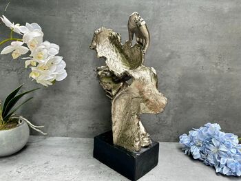 Abstract Lovers Figurine Silhouette Couple Sculpture Ornament, 4 of 8