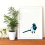 Inky Magpie Illustration Print, thumbnail 11 of 12