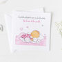 New Baby Card For Girls, Christening Card Girls ..3v2a, thumbnail 1 of 5