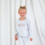 Child's Mini Est Personalised Embroidered Sweatshirt Jumper With Optional Matching Mama, thumbnail 10 of 12
