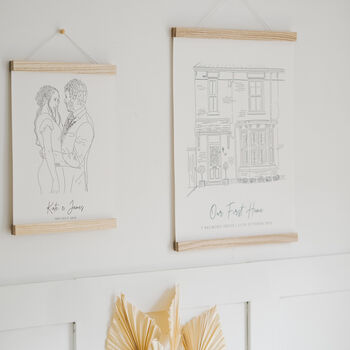 Personalised House Portrait Line Drawing, 7 of 10