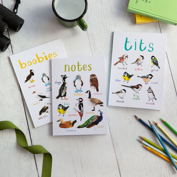 'Boobies' A5 Recycled Notebook, 5 of 5