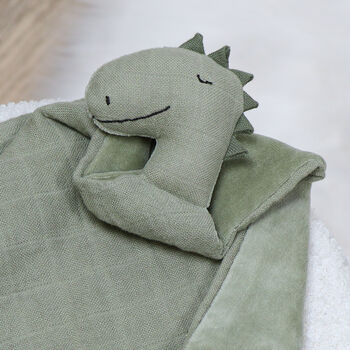 Personalised Trixie Mr Dino Bliss Sage Comforter, 2 of 6