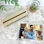 Personalised Any Message Bold Text Wooden Base 6x4' Photo Frame, thumbnail 6 of 8