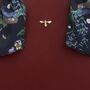 Wonderland Burgundy Structured Medium Tote, thumbnail 3 of 6