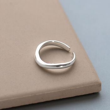 Sterling Silver Open Wave Ring, 4 of 7