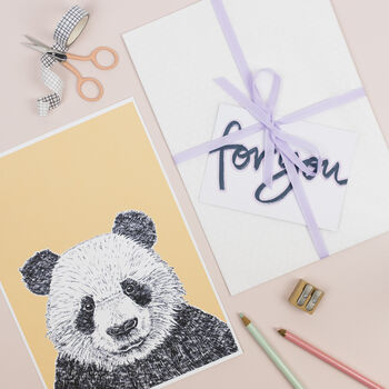 Personalised Panda Print, 5 of 11