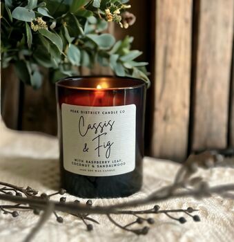 Cassis And Fig Scented Soy Candle, 3 of 3