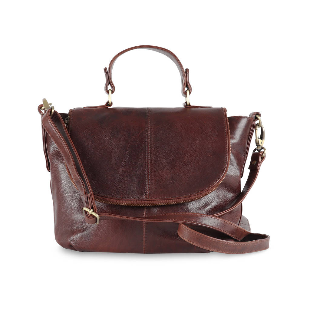 leather across body shoulder bag by the leather store ...