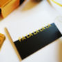 Monochrome And Gold Foil Luxury Christmas Card, thumbnail 3 of 3