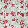 Colourful Floral Motif Indian Block Printed Cotton Bed Quilt, thumbnail 8 of 9