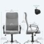 Ergonomic Swivel Desk Chair With Tilt And Height Adjust, thumbnail 10 of 11