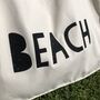 Cotton Glitter Beach Tote Bag, thumbnail 2 of 3