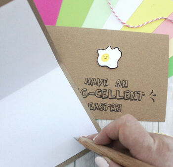 Personalised Egg Cellent Easter Card, With Fried Egg, 9 of 9