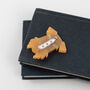 Airedale Terrier Dog Brooch, thumbnail 3 of 8