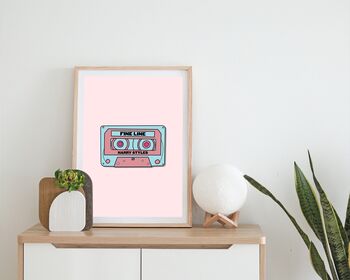 Harry Styles Debut Inspired Cassette Print, 3 of 5