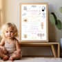 Custom Children's Happiness Affirmations Birthday Print, thumbnail 1 of 7