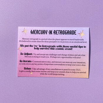 Mercury In Retrograde Starter Kit, 7 of 8