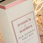 Blush Flowers Wedding Card Post Box, thumbnail 2 of 5