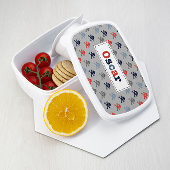 Personalised Boy's Patterned Lunch Box, 5 of 10