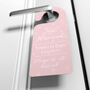Just Married Love Heart Acrylic Door Hanger Sign, thumbnail 1 of 2