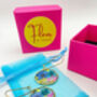 Large Gold Earrings With Colourful Flowers, thumbnail 10 of 10