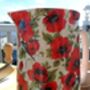 Extra Large Jug In Red Poppy Design, thumbnail 2 of 7