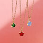 Dainty Birthstone Star Necklace, thumbnail 1 of 9