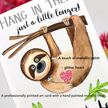 Personalised Sloth Mummy To Be Card, 5 of 9