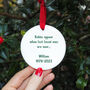 Personalised Patchwork Robin Memorial Decoration, thumbnail 4 of 8