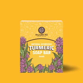 Turmeric All Natural Massaging Indian Soap Bar, 2 of 4