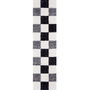 The Rugs Geometric Shaggy Rug Grey Checkered Rug, thumbnail 10 of 12