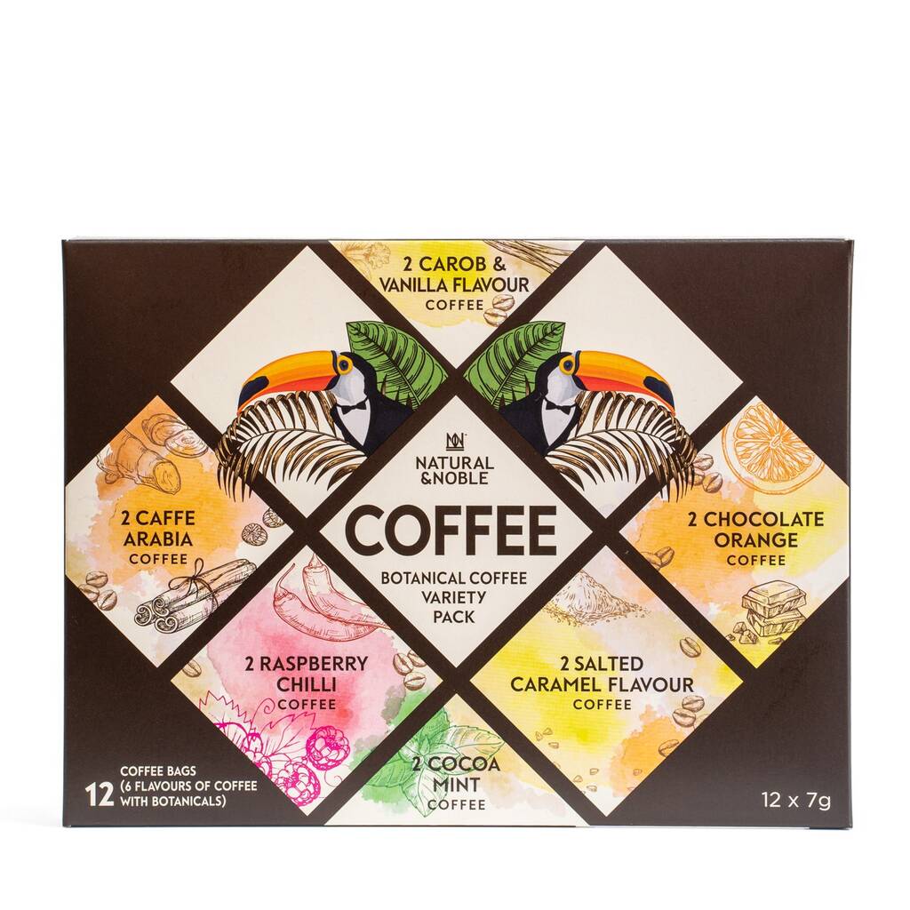 Coffee Bags Flavoured Variety Pack By Natural & Noble