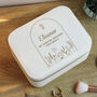 Personalised Floral Arch Travel Jewellery Box Gift For Her, thumbnail 4 of 6