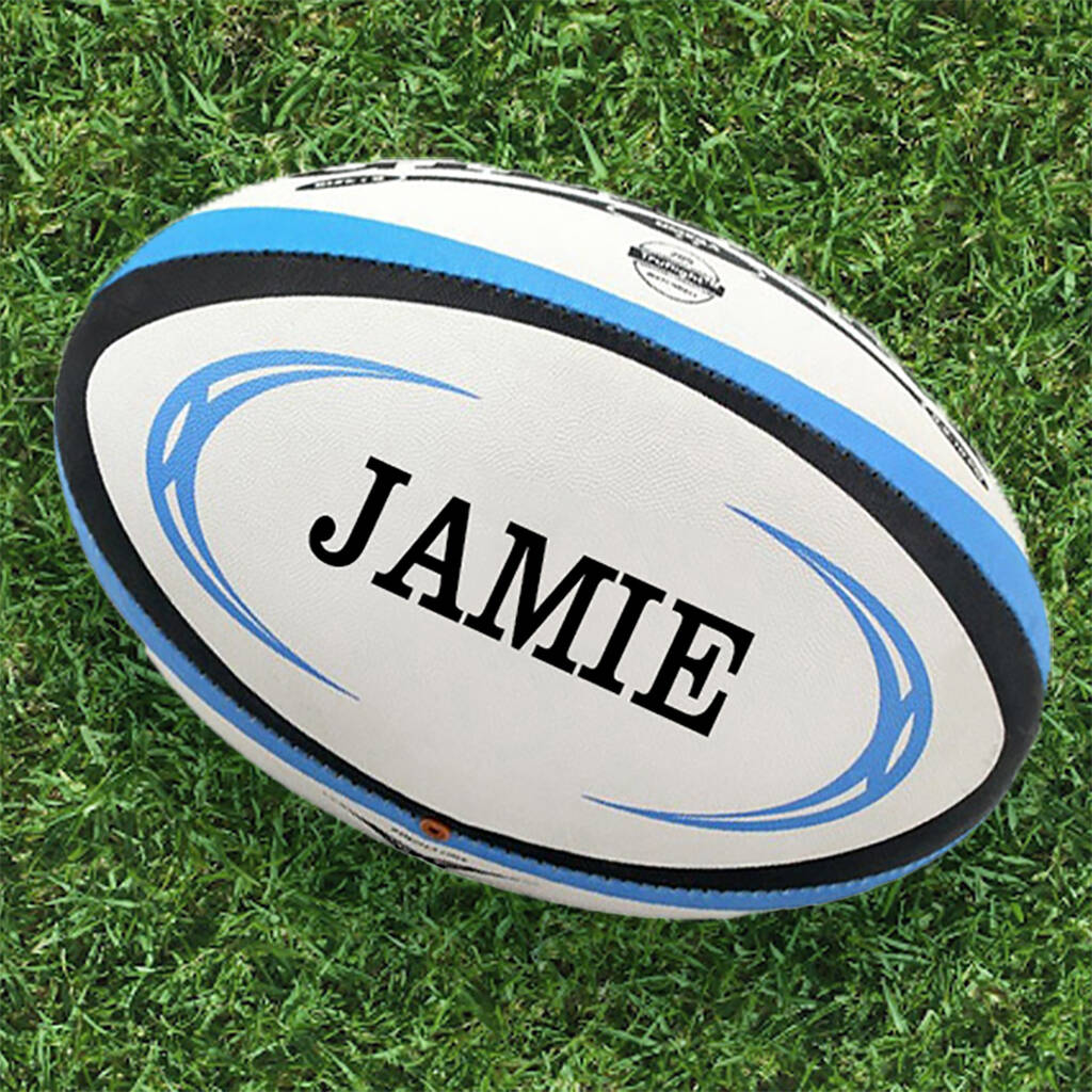 Personalised Gilbert Omega Rugby Ball, 1 of 5