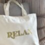 Relax Holiday, Beach, Pool, Yoga Tote Bag, thumbnail 5 of 7