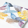 Abstract Leaves Anti Roll Wedge Baby Changing Mat, thumbnail 5 of 6